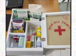 obat-obatan dan kotak P3K