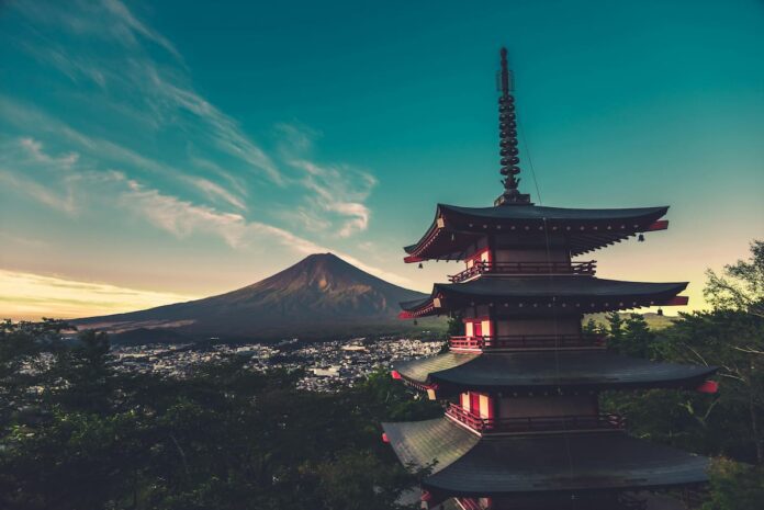 gambar gunung fuji